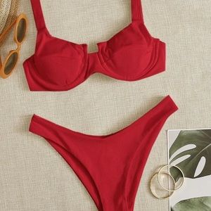 Red bikini